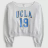 Easy Off-the-Shoulder UCLA Graphic Sweatshirt,Easy Off-the-Shoulder UCLA Graphic Sweatshirt