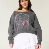 Easy Off-the-Shoulder USC Gamecocks Graphic Sweatshirt,Easy Off-the-Shoulder USC Gamecocks Graphic Sweatshirt