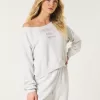 Easy Off-the-Shoulder Yosemite California Graphic Sweatshirt,Easy Off-the-Shoulder Yosemite California Graphic Sweatshirt