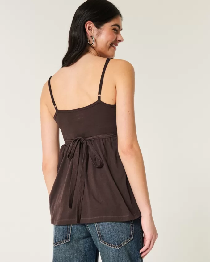 Easy Scoop Henley Babydoll Top,Easy Scoop Henley Babydoll Top