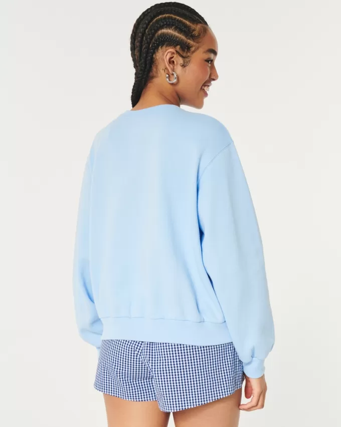 Easy Siesta Key Graphic Crew Sweatshirt,Easy Siesta Key Graphic Crew Sweatshirt