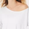 Easy Terry Off-the-Shoulder Sweatshirt,Easy Terry Off-the-Shoulder Sweatshirt
