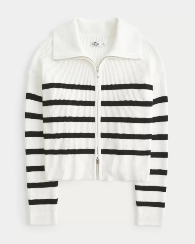 Easy Zip-Up Sweater,Easy Zip-Up Sweater