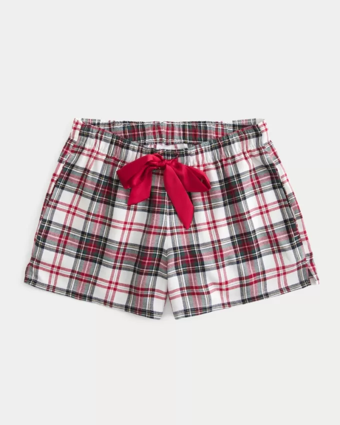 Flannel Tie Shorts,Flannel Tie Shorts