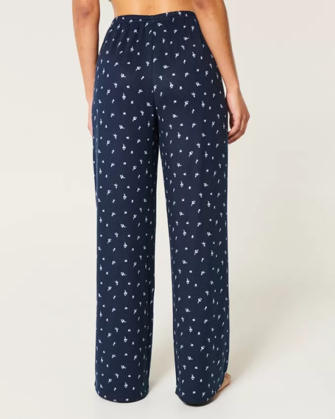 Floral Pattern Pajama Pants,Floral Pattern Pajama Pants