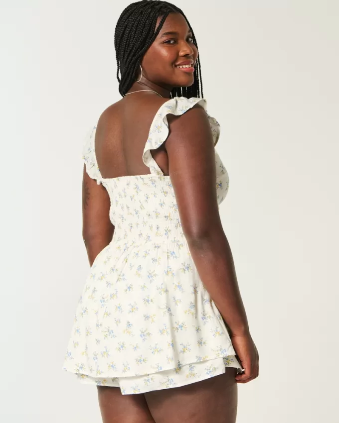 Flutter Sleeve Romper,Flutter Sleeve Romper