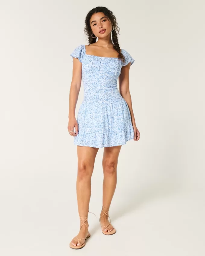 Flutter Sleeve Skort Dress,Flutter Sleeve Skort Dress