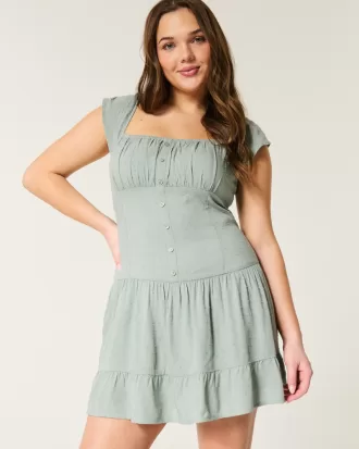 Flutter Sleeve Skort Dress,Flutter Sleeve Skort Dress