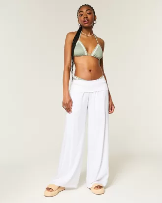 Foldover Waist Super Baggy Pants,Foldover Waist Super Baggy Pants