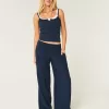 Foldover Waist Super Baggy Pants,Foldover Waist Super Baggy Pants