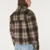 Fuzzy Plaid Shacket,Fuzzy Plaid Shacket
