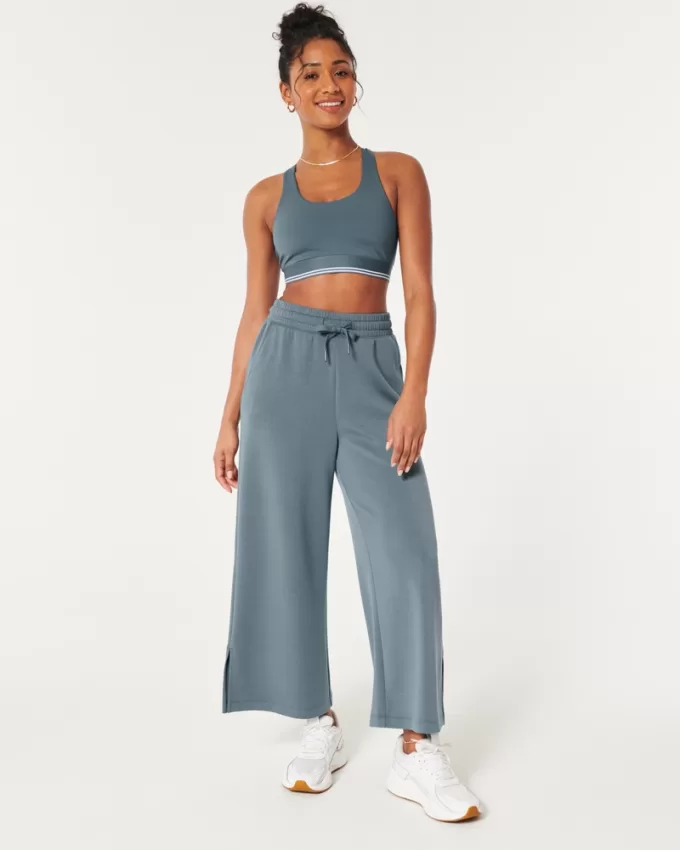 Gilly Hicks Active Cooldown Crop Wide-Leg Pants,Gilly Hicks Active Cooldown Crop Wide-Leg Pants