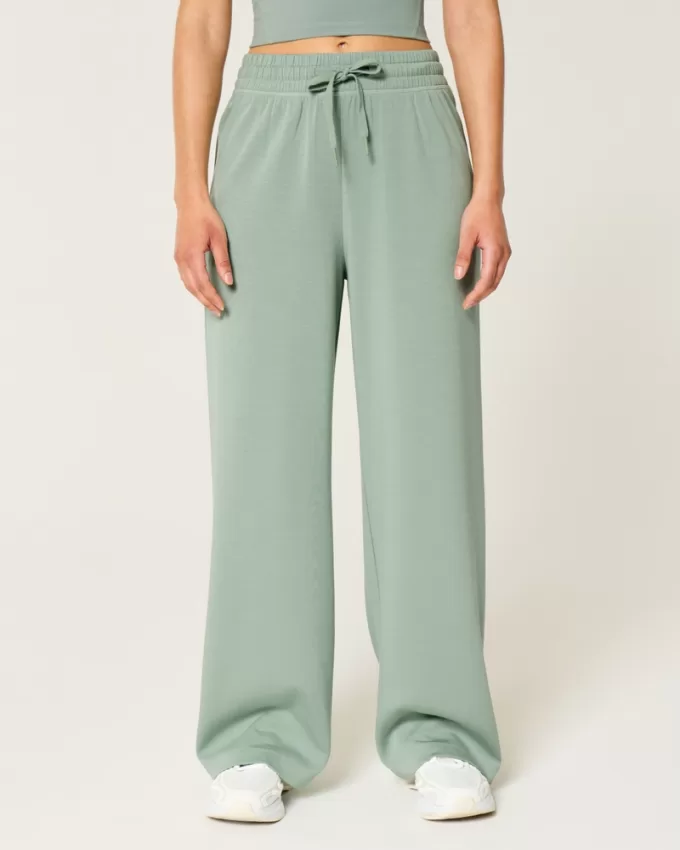 Gilly Hicks Active Cooldown Wide-Leg Pants,Gilly Hicks Active Cooldown Wide-Leg Pants