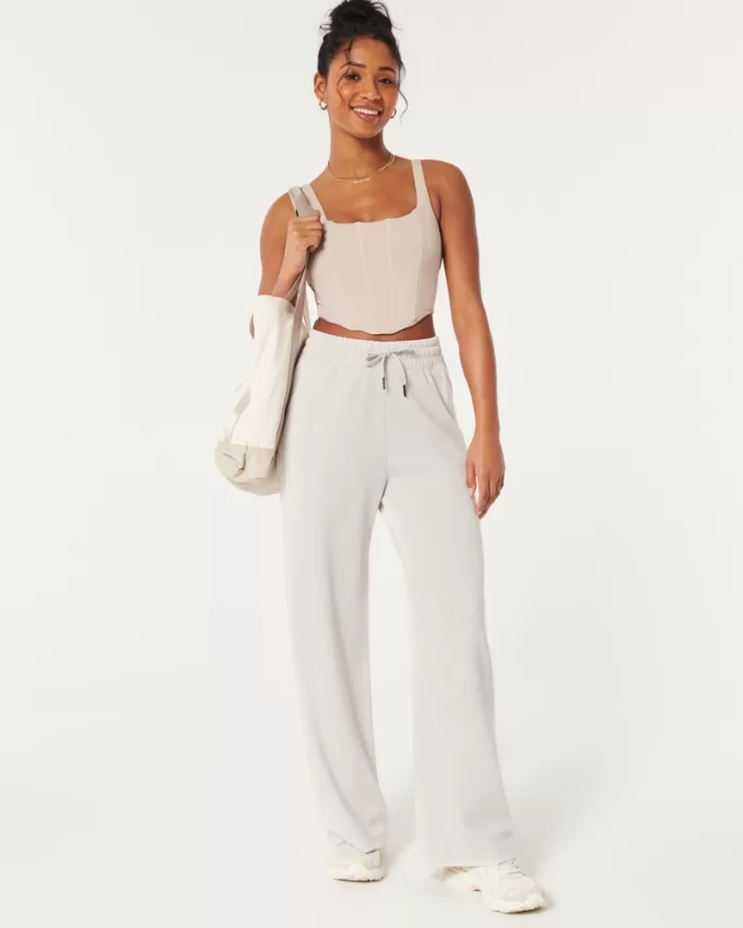 Gilly Hicks Active Cooldown Wide-Leg Pants,Gilly Hicks Active Cooldown Wide-Leg Pants