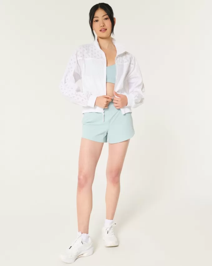 Gilly Hicks Active Eyelet Windbreaker,Gilly Hicks Active Eyelet Windbreaker