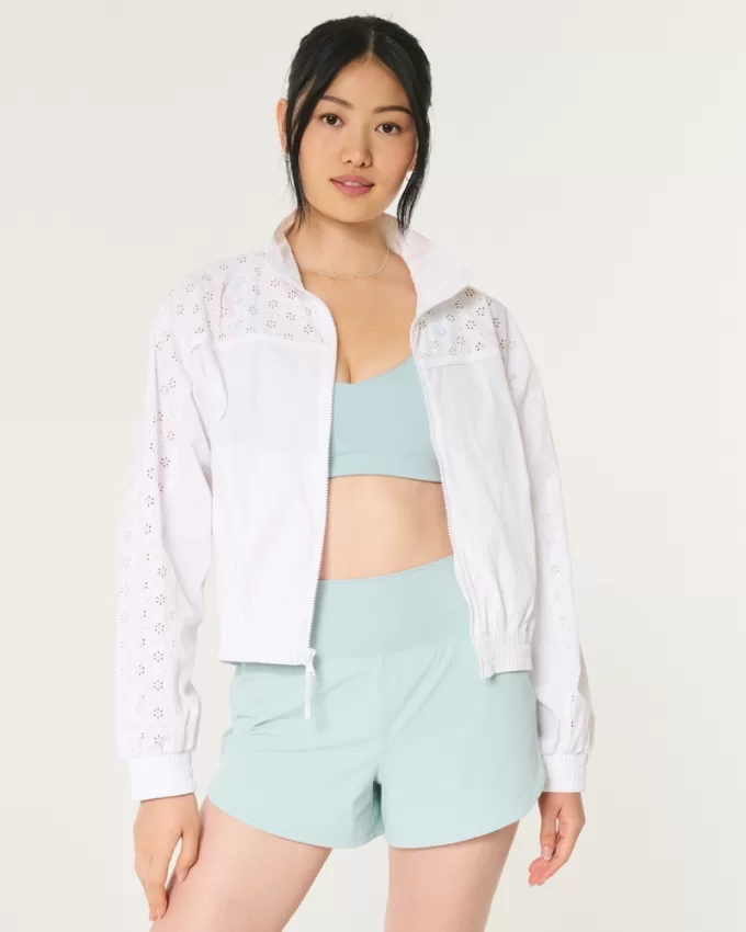 Gilly Hicks Active Eyelet Windbreaker,Gilly Hicks Active Eyelet Windbreaker
