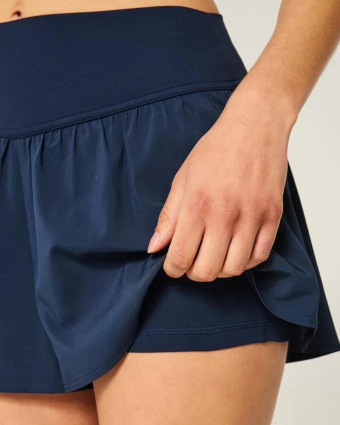 Gilly Hicks Active Lined Flutter Shorts,Gilly Hicks Active Lined Flutter Shorts