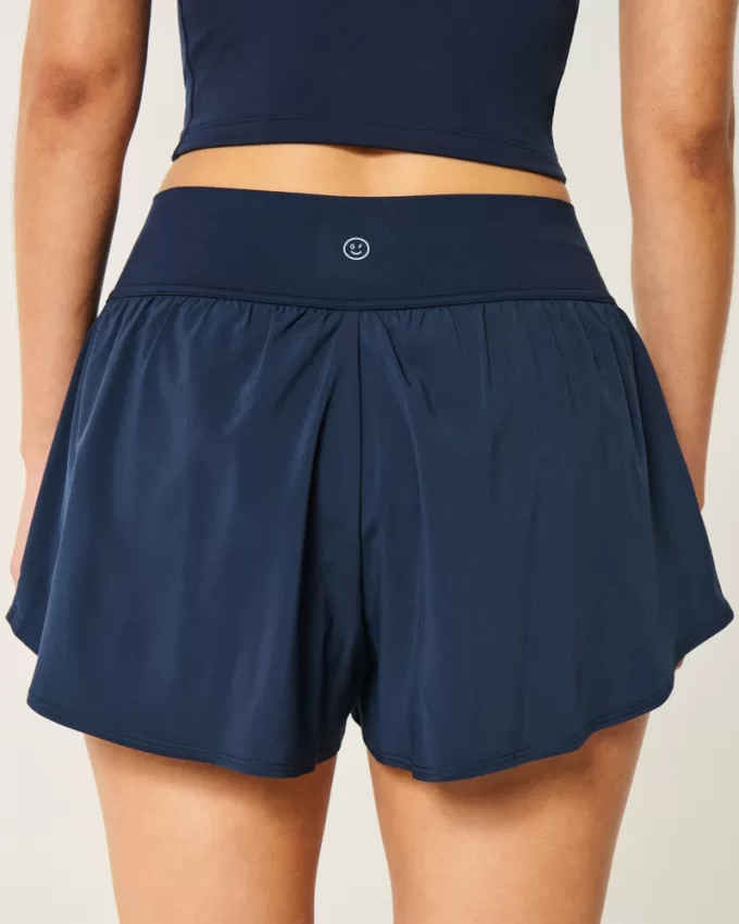 Gilly Hicks Active Lined Flutter Shorts,Gilly Hicks Active Lined Flutter Shorts