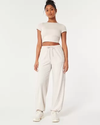 Gilly Hicks Active Mid-Rise Parachute Pants,Gilly Hicks Active Mid-Rise Parachute Pants