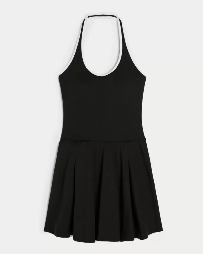 Gilly Hicks Active Pleated Halter Dress,Gilly Hicks Active Pleated Halter Dress