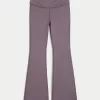 Gilly Hicks Active Recharge Foldover Waist Flare Pants,Gilly Hicks Active Recharge Foldover Waist Flare Pants