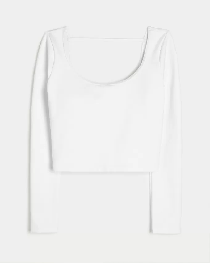 Gilly Hicks Active Recharge Long-Sleeve Top,Gilly Hicks Active Recharge Long-Sleeve Top