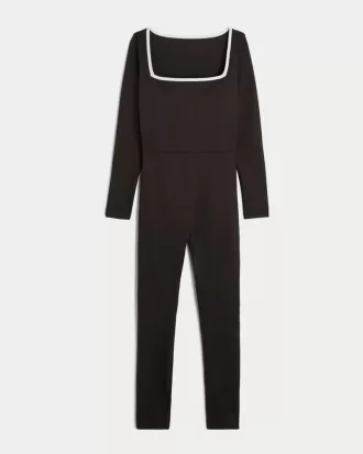 Gilly Hicks Active Recharge Square-Neck Onesie,Gilly Hicks Active Recharge Square-Neck Onesie