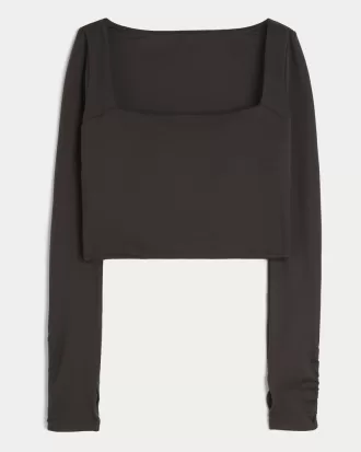 Gilly Hicks Active Recharge Square-Neck Top,Gilly Hicks Active Recharge Square-Neck Top