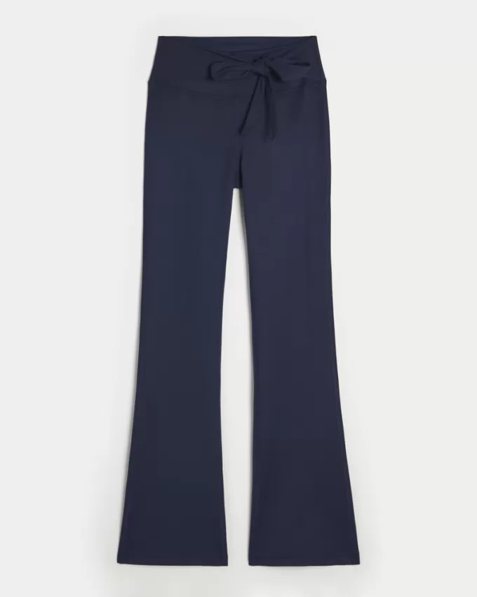 Gilly Hicks Active Recharge Tie-Waist Boot Pants,Gilly Hicks Active Recharge Tie-Waist Boot Pants