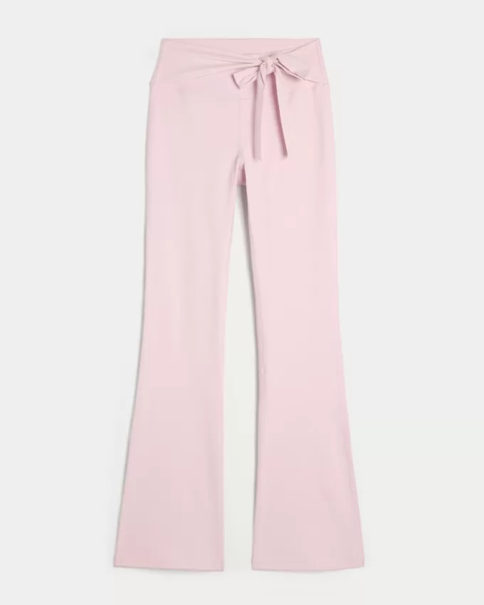 Gilly Hicks Active Recharge Tie-Waist Boot Pants,Gilly Hicks Active Recharge Tie-Waist Boot Pants