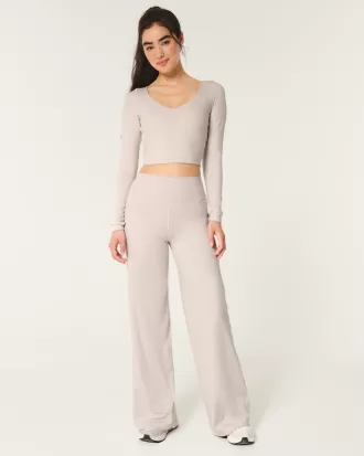 Gilly Hicks Active Recharge Wide-Leg Pants,Gilly Hicks Active Recharge Wide-Leg Pants