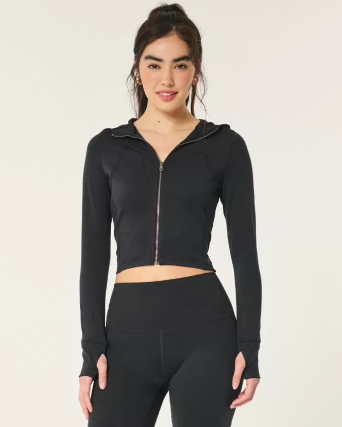 Gilly Hicks Active Recharge Zip-Up Hoodie,Gilly Hicks Active Recharge Zip-Up Hoodie