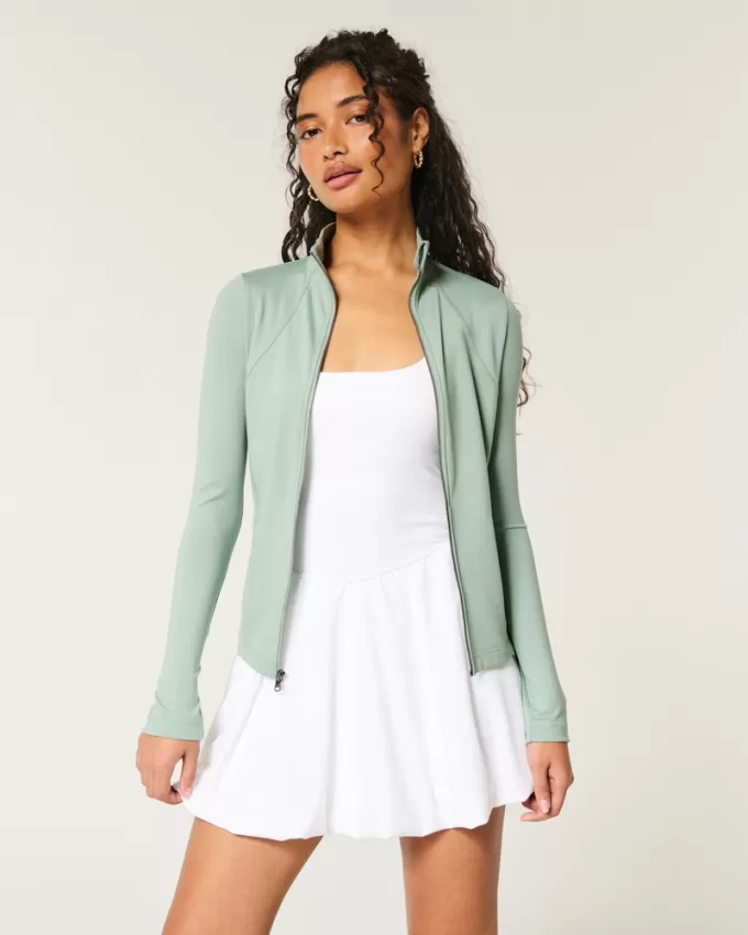 Gilly Hicks Active Recharge Zip-Up Jacket,Gilly Hicks Active Recharge Zip-Up Jacket