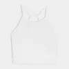 Gilly Hicks Active Ribbed Seamless Fabric High-Neck Tank,Gilly Hicks Active Ribbed Seamless Fabric High-Neck Tank
