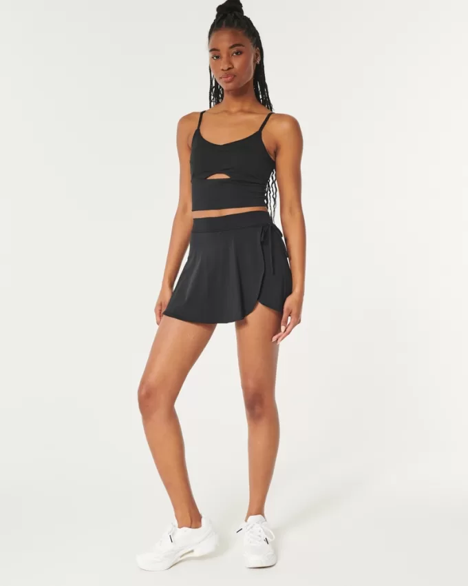 Gilly Hicks Active Tie Flutter Skortie,Gilly Hicks Active Tie Flutter Skortie