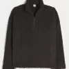Gilly Hicks Cozy Quarter-Zip Sweatshirt,Gilly Hicks Cozy Quarter-Zip Sweatshirt