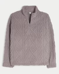 Gilly Hicks Cozy Quarter-Zip Sweatshirt,Gilly Hicks Cozy Quarter-Zip Sweatshirt