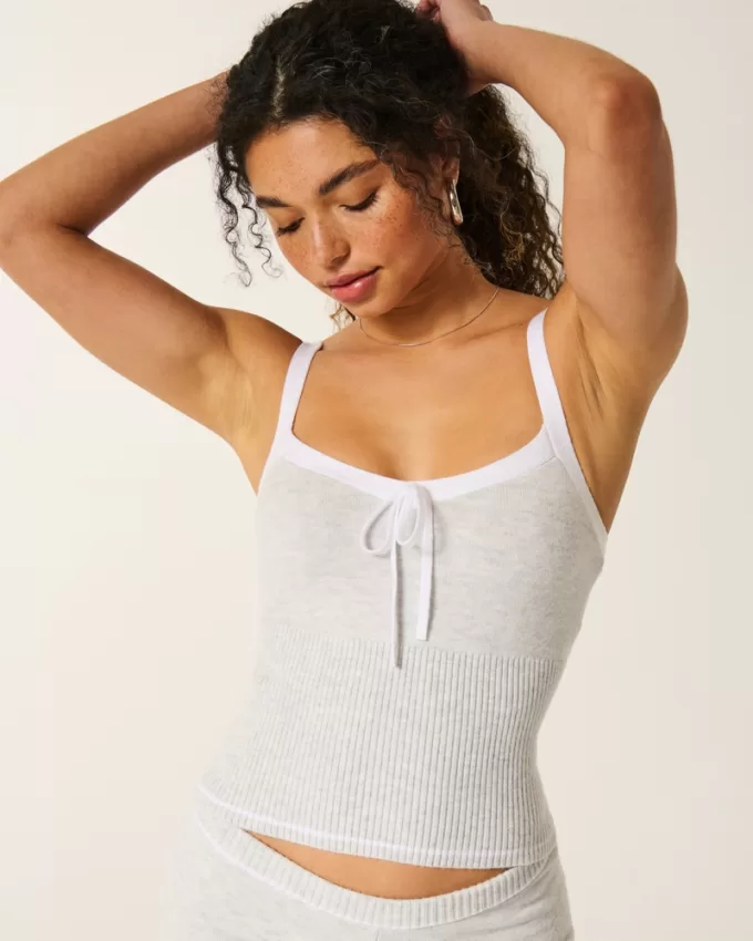 Gilly Hicks Cozy Sweater-Knit Tank,Gilly Hicks Cozy Sweater-Knit Tank