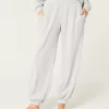 Gilly Hicks Cozy Waffle Baggy Joggers,Gilly Hicks Cozy Waffle Baggy Joggers
