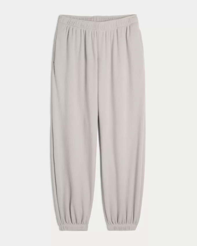 Gilly Hicks Cozy Waffle Baggy Joggers,Gilly Hicks Cozy Waffle Baggy Joggers