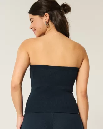 Gilly Hicks Cozy Waffle Bandeau Top,Gilly Hicks Cozy Waffle Bandeau Top