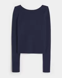 Gilly Hicks Cozy Waffle Boat-Neck Top,Gilly Hicks Cozy Waffle Boat-Neck Top