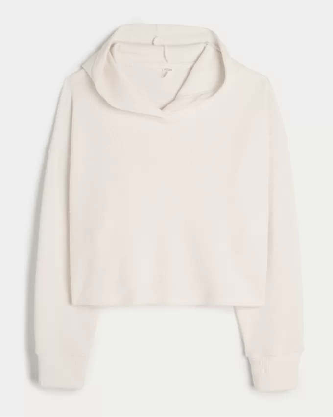 Gilly Hicks Cozy Waffle Hoodie,Gilly Hicks Cozy Waffle Hoodie