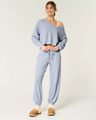 Gilly Hicks Cozy Waffle Joggers,Gilly Hicks Cozy Waffle Joggers