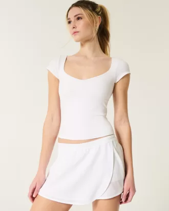 Gilly Hicks Mid-Rise Ballet Wrap Skortie,Gilly Hicks Mid-Rise Ballet Wrap Skortie