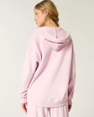 Gilly Hicks Oversized Waffle Zip-Up Hoodie,Gilly Hicks Oversized Waffle Zip-Up Hoodie