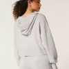 Gilly Hicks Relaxed Sweater-Knit Zip-Up Hoodie,Gilly Hicks Relaxed Sweater-Knit Zip-Up Hoodie