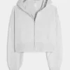 Gilly Hicks Relaxed Sweater-Knit Zip-Up Hoodie,Gilly Hicks Relaxed Sweater-Knit Zip-Up Hoodie