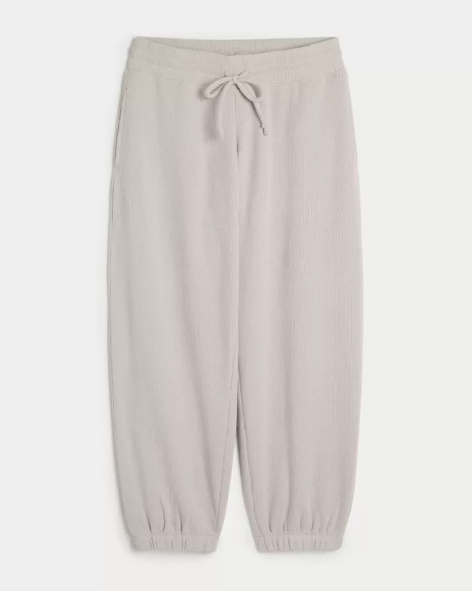 Gilly Hicks Relaxed Waffle Joggers,Gilly Hicks Relaxed Waffle Joggers