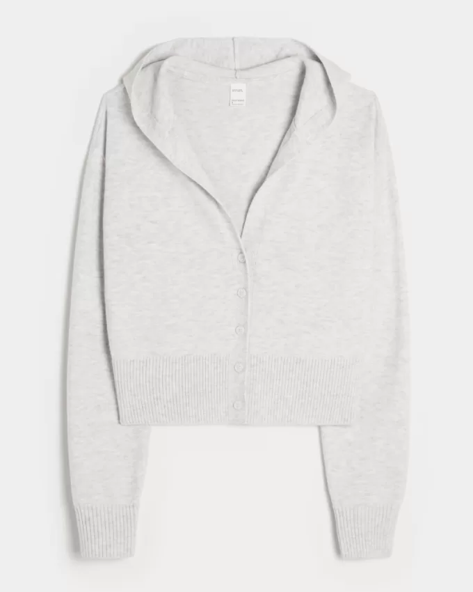 Gilly Hicks Slouchy Hooded Cardigan,Gilly Hicks Slouchy Hooded Cardigan